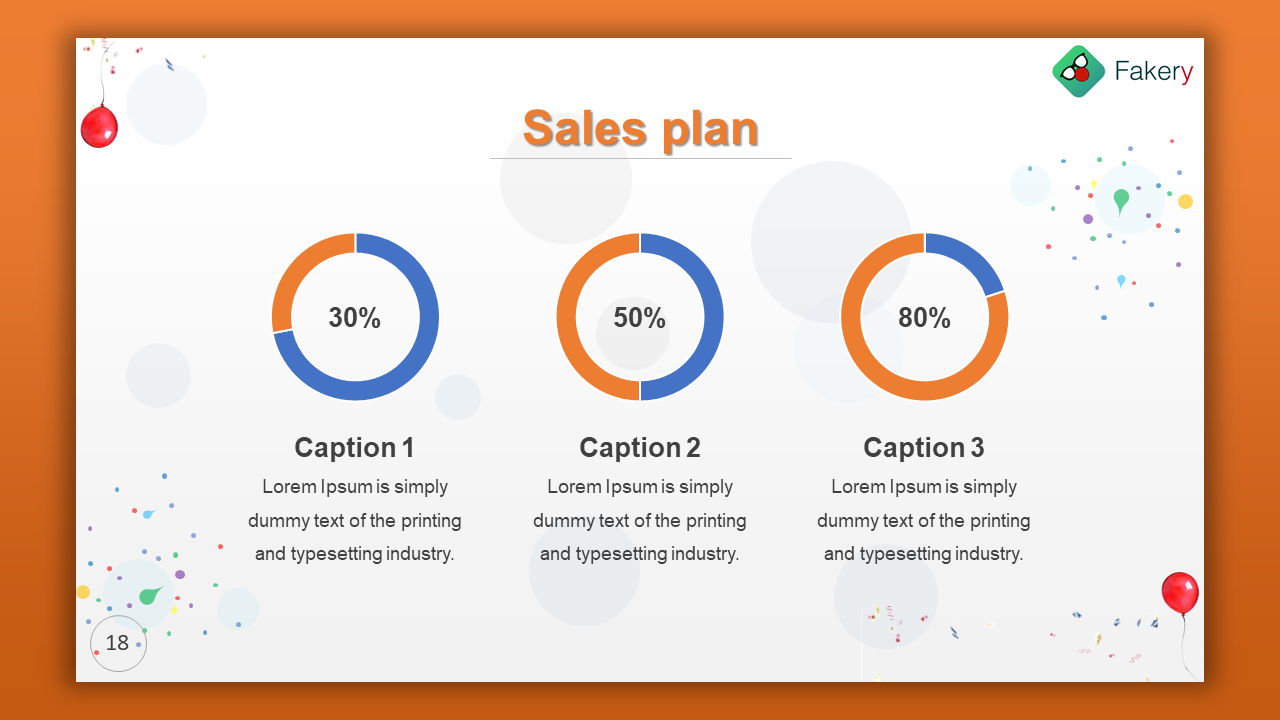 Multicolor Sales Plan Example PPT and Google Slides 